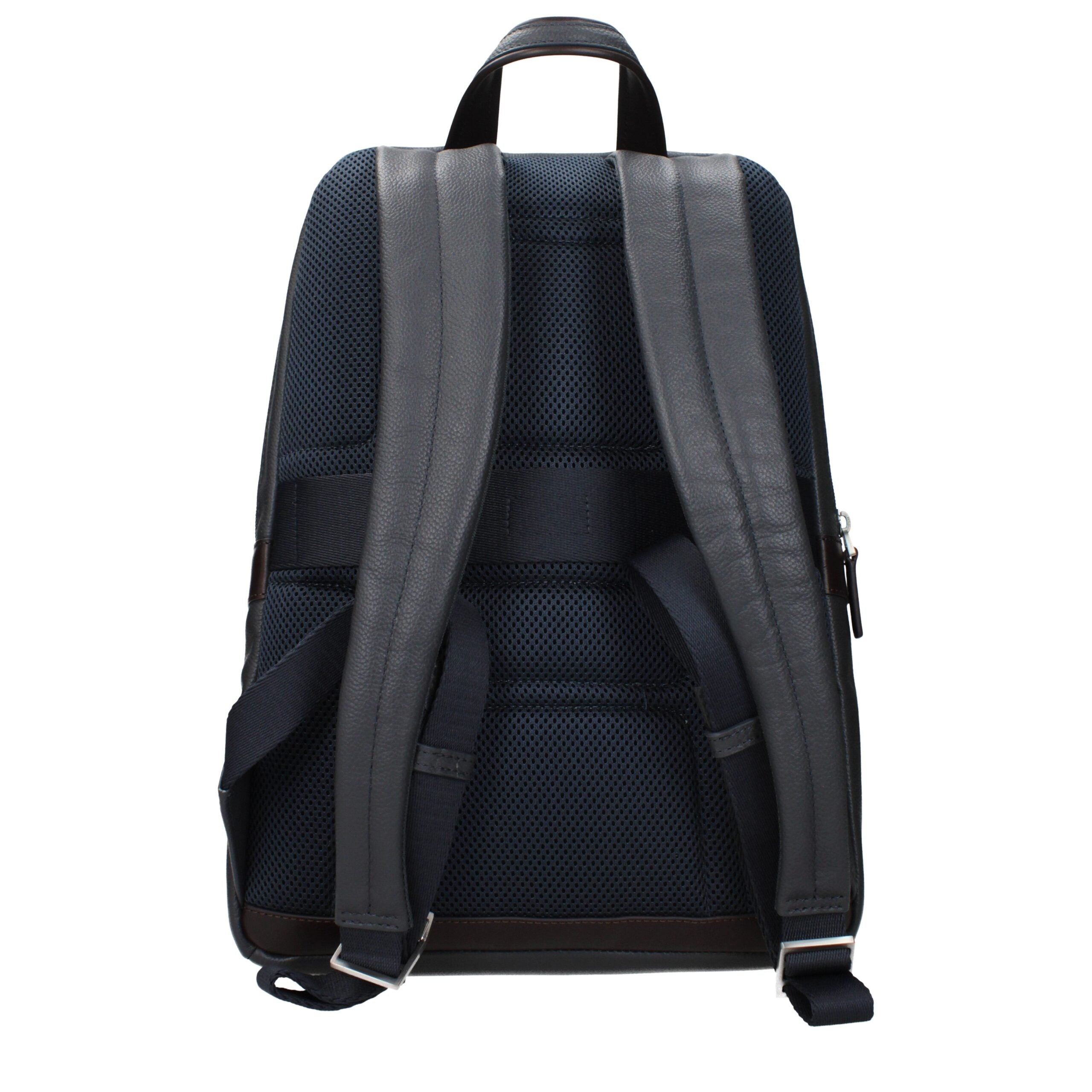 Piquadro Gray Leather Backpack Piquadro