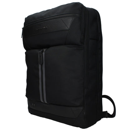Piquadro Black Fabric Backpack Piquadro