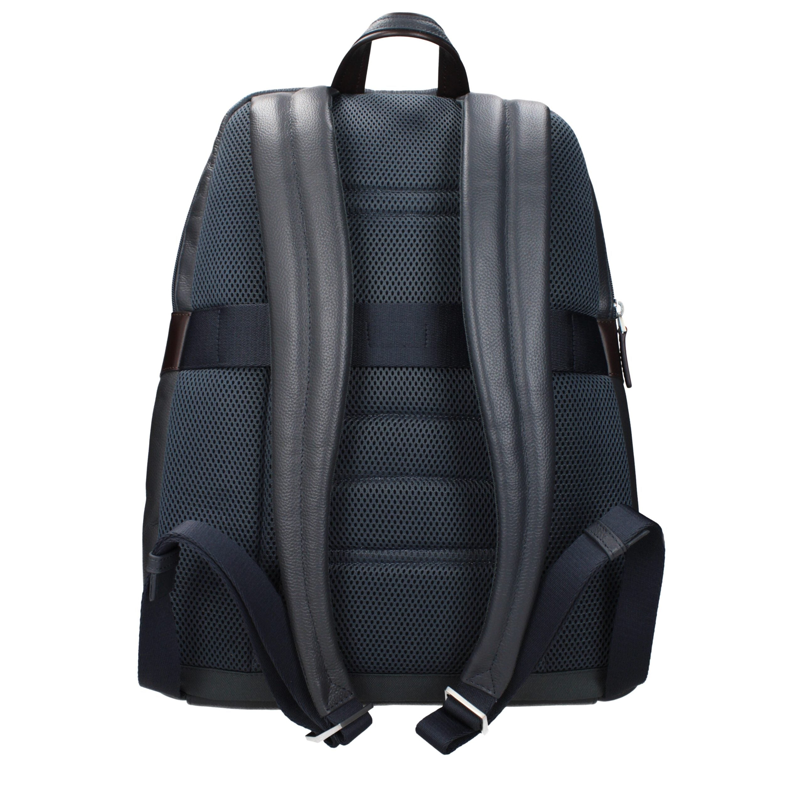 Piquadro Gray Leather Backpack Piquadro