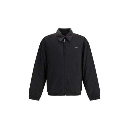 Prada Black Recycled Polyamide Full-Length Jacket Prada