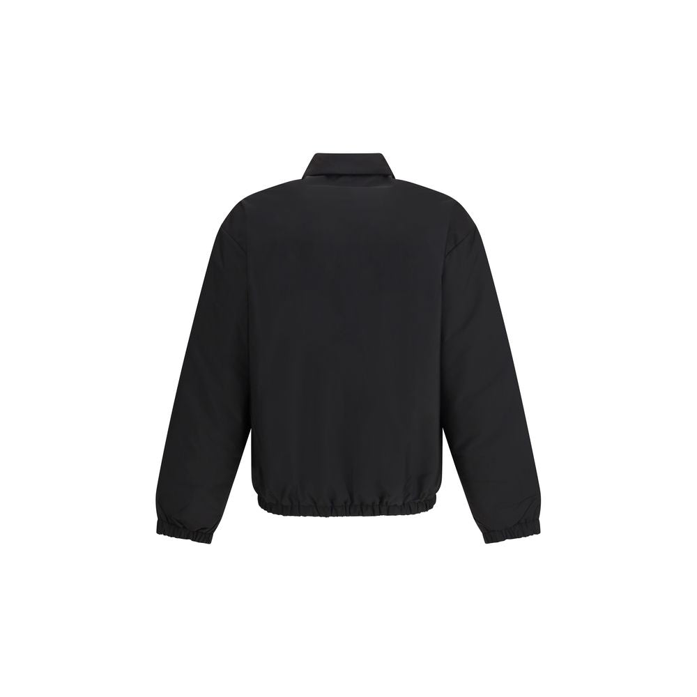 Prada Black Recycled Polyamide Full-Length Jacket Prada