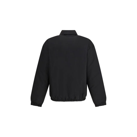 Prada Black Recycled Polyamide Full-Length Jacket Prada