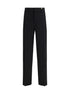Versace Black Fleece Wool Dress Pants Versace