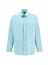 Fendi Light Blue Cotton Dress Shirt Fendi
