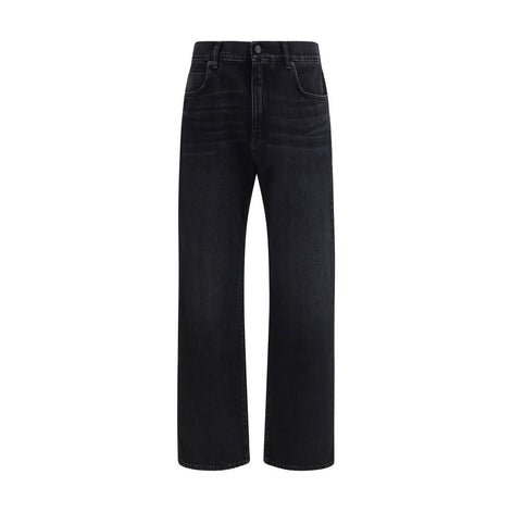 Balmain Black Cotton Jeans Denim Balmain