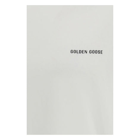 Golden Goose White Cotton T-Shirt Golden Goose