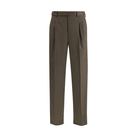 Brioni Bicolor Fleece Wool Casual Pants Brioni