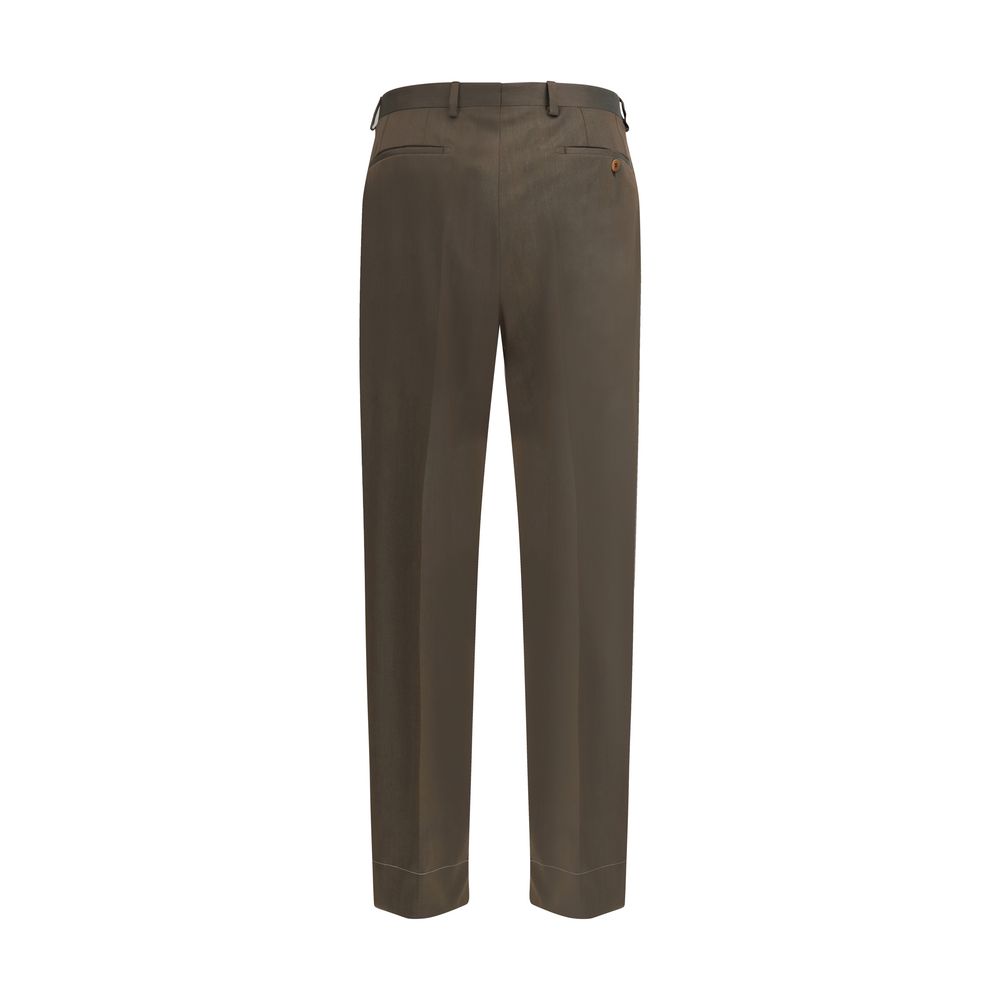 Brioni Bicolor Fleece Wool Casual Pants Brioni