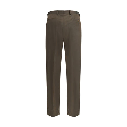 Brioni Bicolor Fleece Wool Casual Pants Brioni